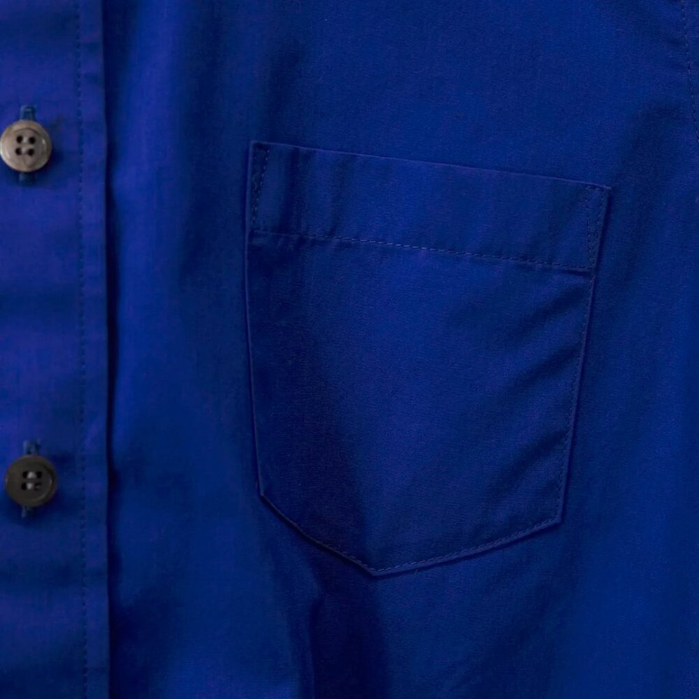 Sacai Luck SS/15 Blue Drawstring Button Up Shirt - Picture 7 of 13
